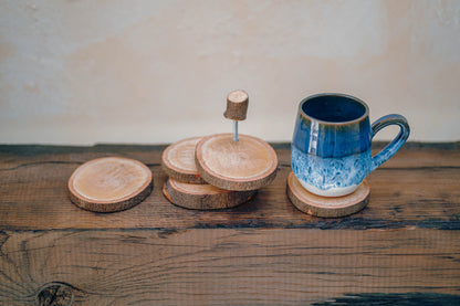 Wood Trunk Coasters