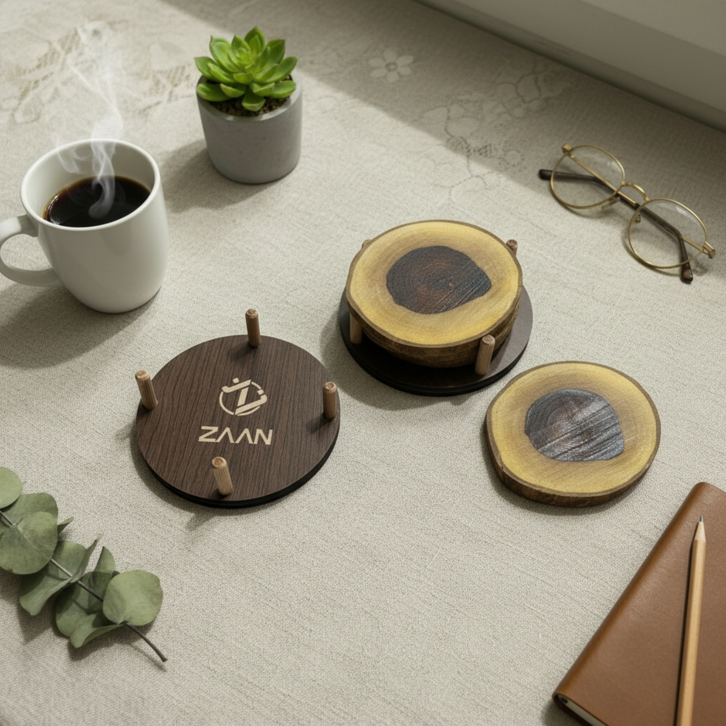 Natural Coasters (Set of 4)