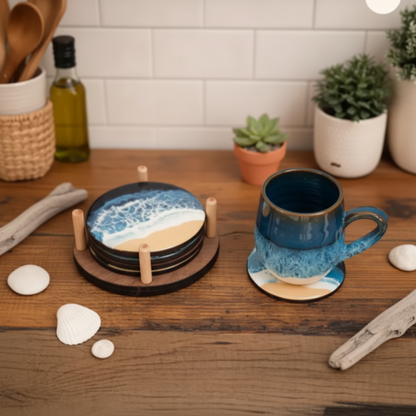 Ocean Coasters (Set of 4)