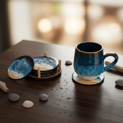 Ocean Coasters (Set of 4)